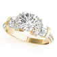 Double Row Fancy Shape Baguette Engagement Rings
