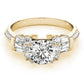 Double Row Fancy Shape Baguette Engagement Rings