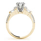 Double Row Fancy Shape Baguette Engagement Rings