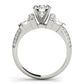 Double Row Fancy Shape Baguette Engagement Rings