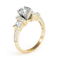 Double Row Fancy Shape Baguette Engagement Rings