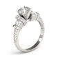 Double Row Fancy Shape Baguette Engagement Rings