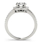 Accented Halo Engagement Ring