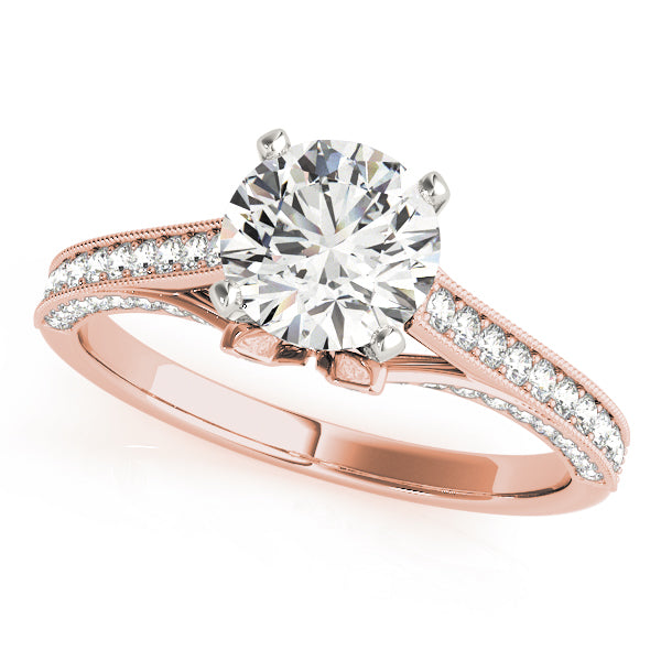 ENGAGEMENT RINGS SINGLE ROW PRONG