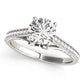 ENGAGEMENT RINGS SINGLE ROW PRONG