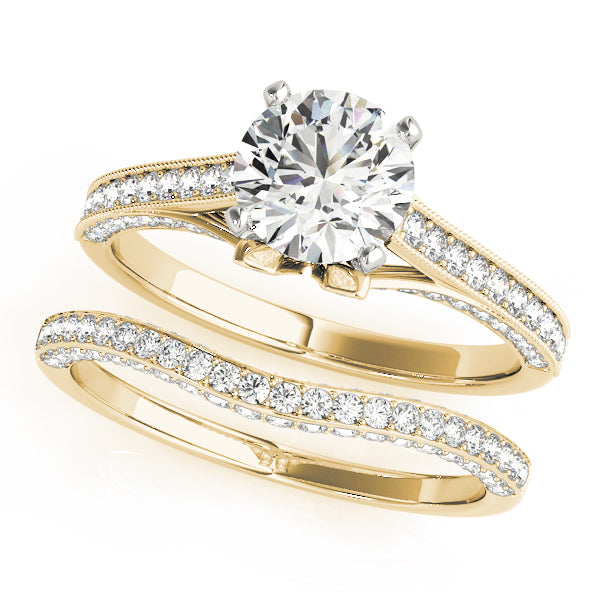 ENGAGEMENT RINGS SINGLE ROW PRONG