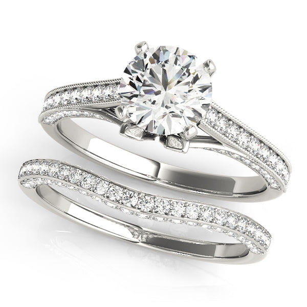 ENGAGEMENT RINGS SINGLE ROW PRONG
