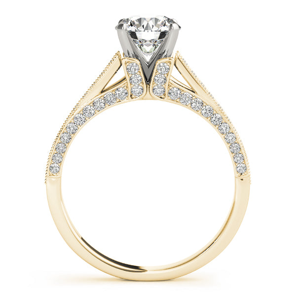 ENGAGEMENT RINGS SINGLE ROW PRONG