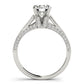 ENGAGEMENT RINGS SINGLE ROW PRONG