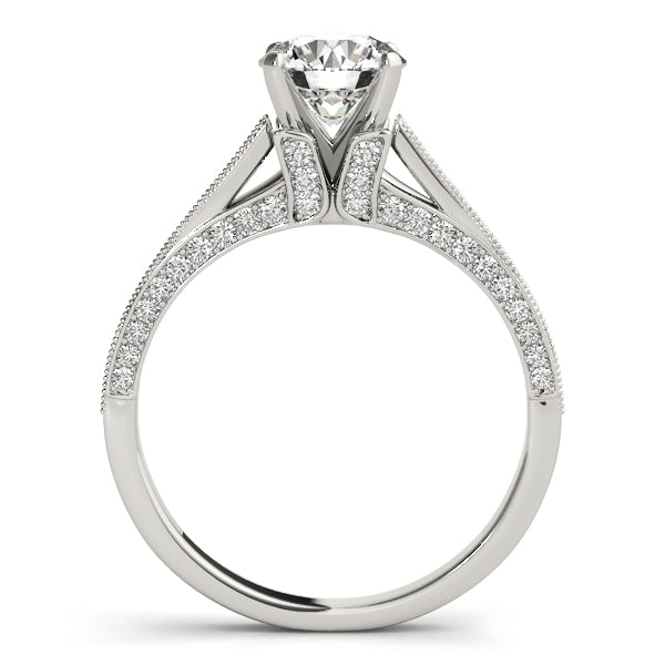 ENGAGEMENT RINGS SINGLE ROW PRONG