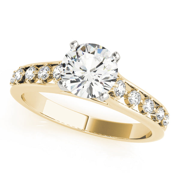 ENGAGEMENT RINGS SINGLE ROW PRONG