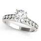 ENGAGEMENT RINGS SINGLE ROW PRONG