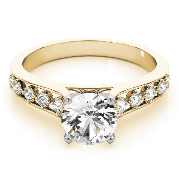 ENGAGEMENT RINGS SINGLE ROW PRONG