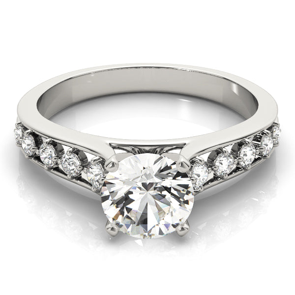 ENGAGEMENT RINGS SINGLE ROW PRONG