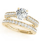 Single Row Prong Engagement Ring