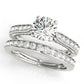 Single Row Prong Engagement Ring