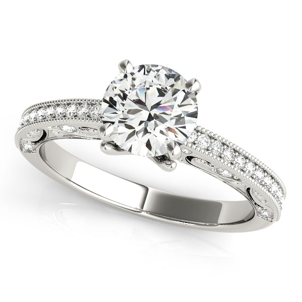 Antique Milgrain Engagement Ring