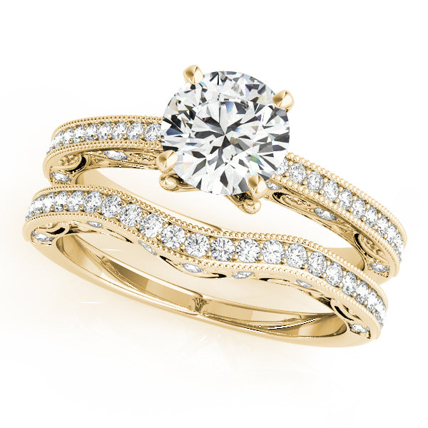 Antique Milgrain Engagement Ring