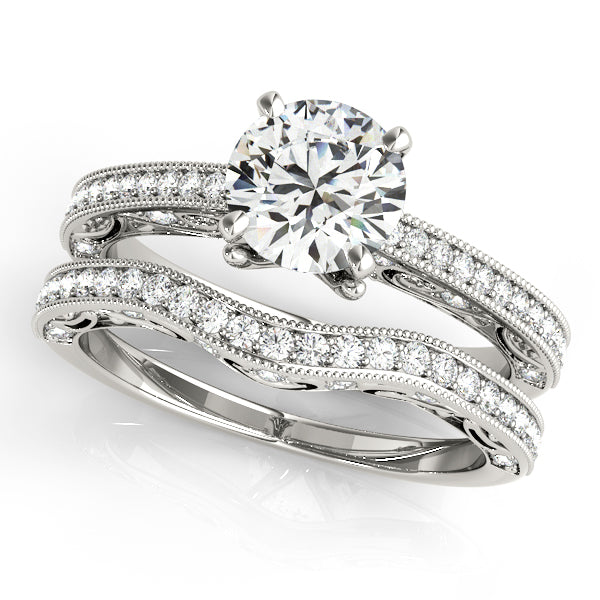 Antique Milgrain Engagement Ring