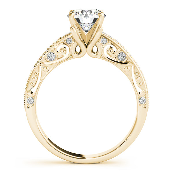 Antique Milgrain Engagement Ring