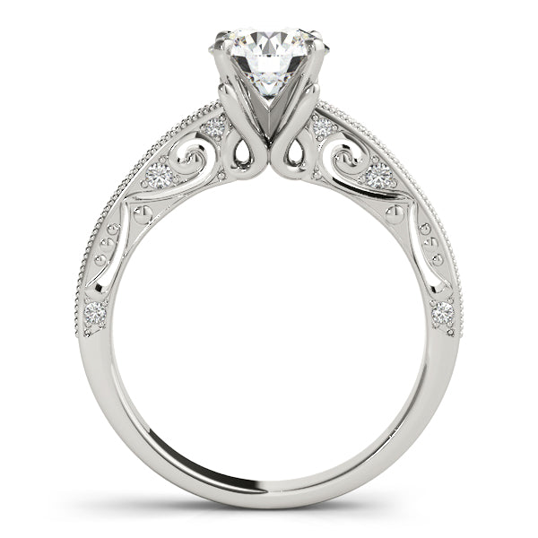 Antique Milgrain Engagement Ring