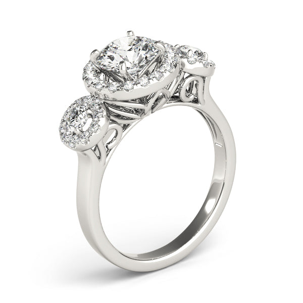 ENGAGEMENT RINGS HALO ROUND