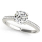 ENGAGEMENT RINGS SINGLE ROW PRONG