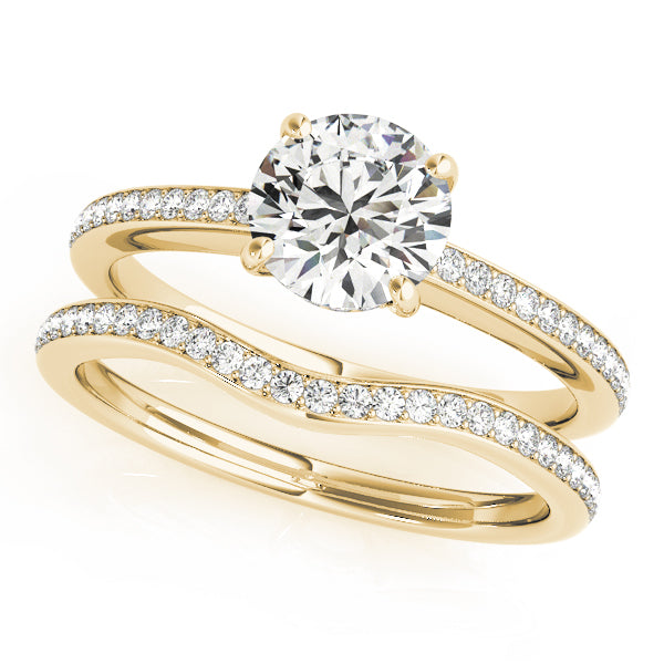 ENGAGEMENT RINGS SINGLE ROW PRONG
