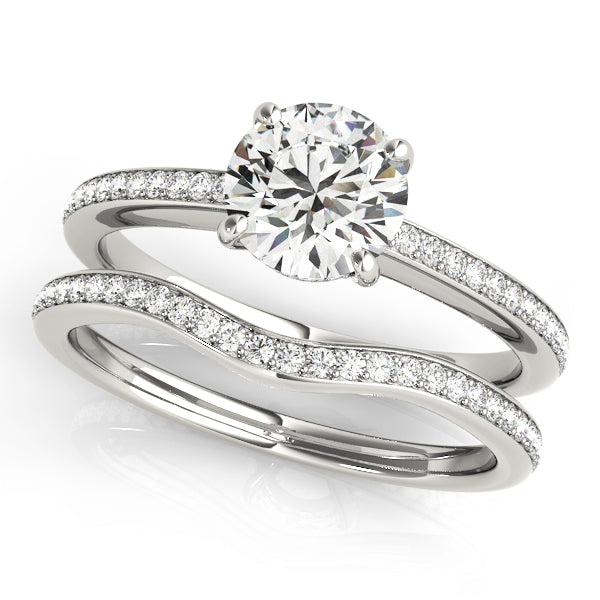 ENGAGEMENT RINGS SINGLE ROW PRONG