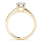 ENGAGEMENT RINGS SINGLE ROW PRONG