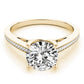 Channel Set Single Row Engagement Ring