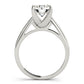 Channel Set Single Row Engagement Ring