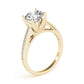 Channel Set Single Row Engagement Ring
