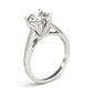 Channel Set Single Row Engagement Ring