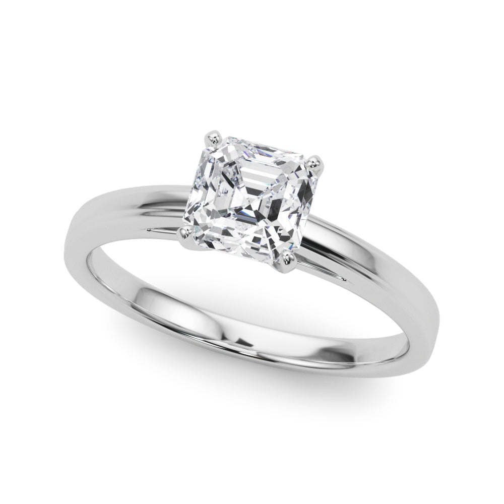 Classic Cathedral Style Peg Head Engagement Ring