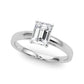 Classic Cathedral Style Peg Head Engagement Ring