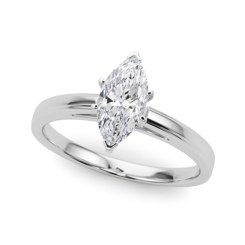 Classic Cathedral Style Peg Head Engagement Ring