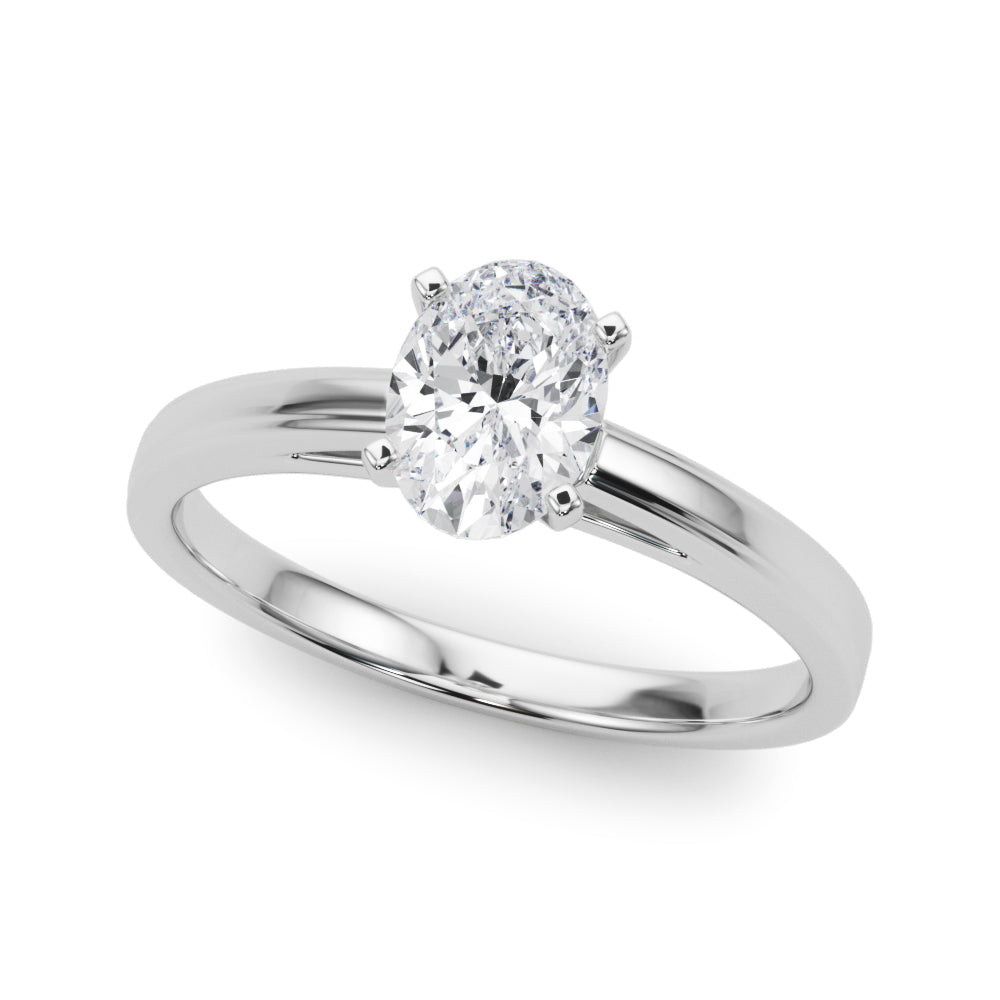 Classic Cathedral Style Peg Head Engagement Ring