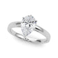 Classic Cathedral Style Peg Head Engagement Ring