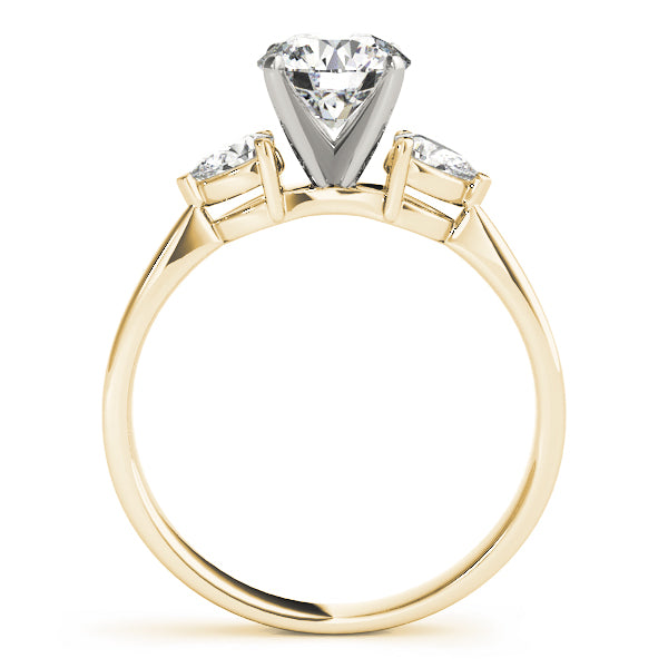 3-Stone Pear Shaped Engagement Ring
