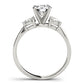 3-Stone Pear Shaped Engagement Ring