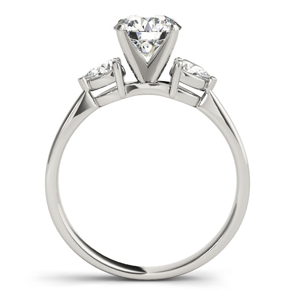 3-Stone Pear Shaped Engagement Ring