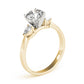 3-Stone Pear Shaped Engagement Ring
