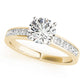 Channel Set Solitaire Engagement Ring