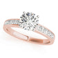 Channel Set Solitaire Engagement Ring