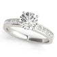 Channel Set Solitaire Engagement Ring