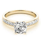 Channel Set Solitaire Engagement Ring