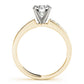 Channel Set Solitaire Engagement Ring