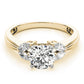 Contemporary Marquise Cut Engagement Ring