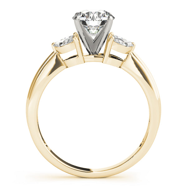 Contemporary Marquise Cut Engagement Ring